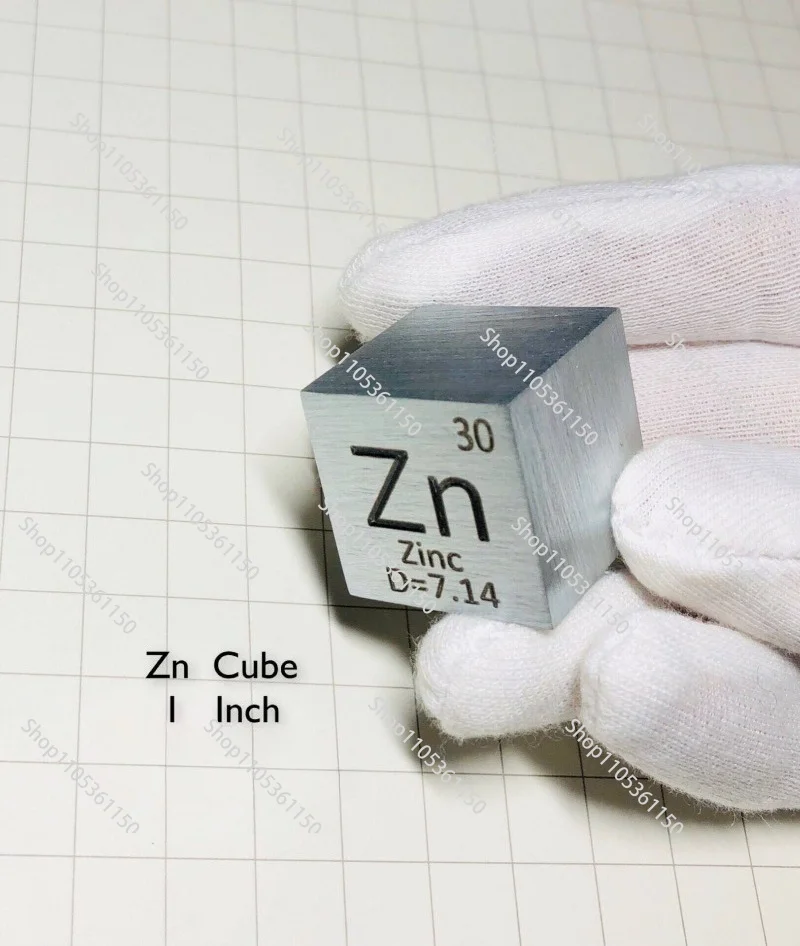 One inch zinc cube, metallic zinc, periodic table cube 25.4mm Zn 99.99
One inch zinc cube, metallic zinc, periodic table cube 25.4mm Zn 99.99