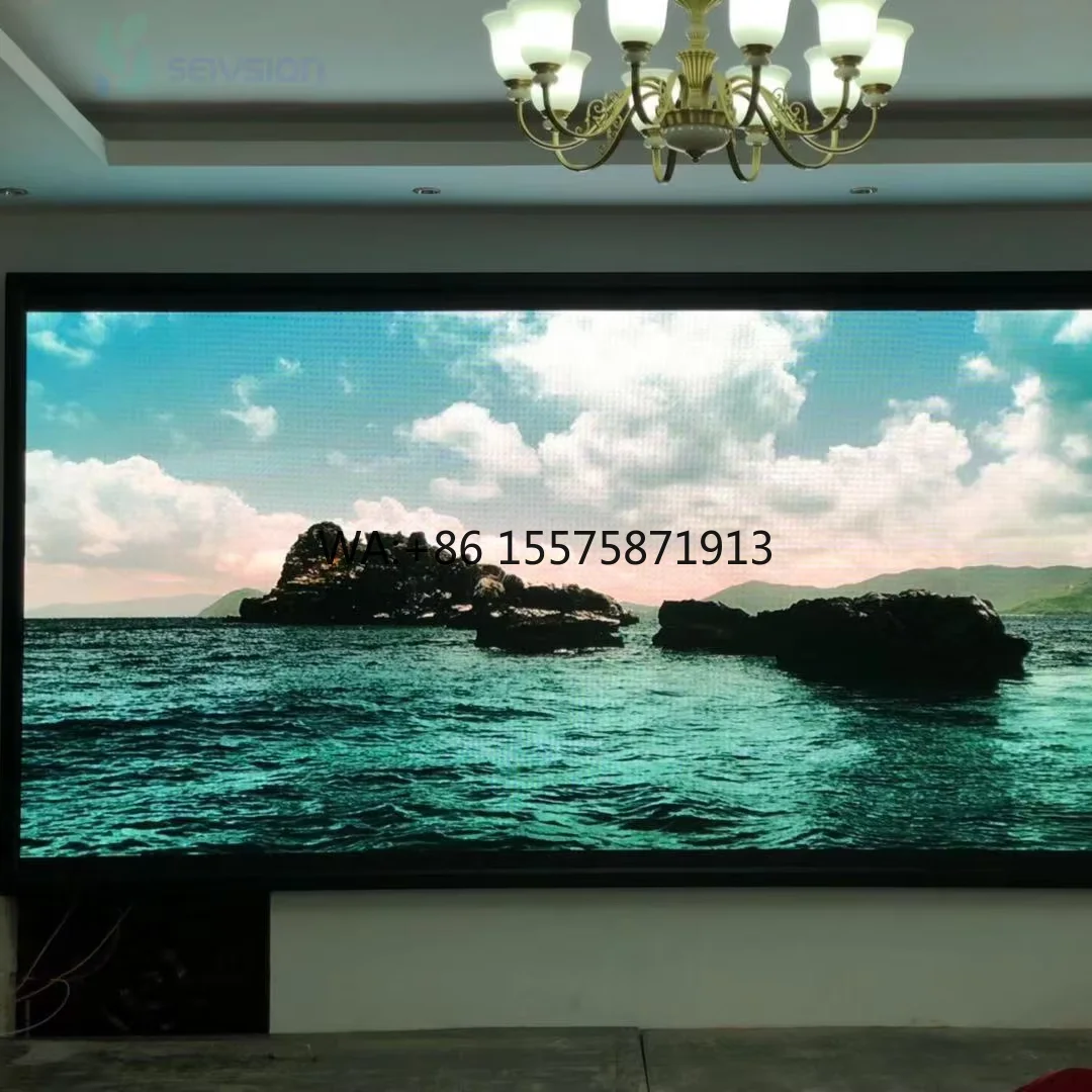 Custom-made Indoor Diode-lit High-definition P1.53 Full-color 4K Resolution Led Display Screen DCI-P3 95% Color Gamut HDR HLG
Custom-made Indoor Diode-lit High-definition P1.53 Full-color 4K Resolution Led Display Screen DCI-P3 95% Color Gamut HDR HLG