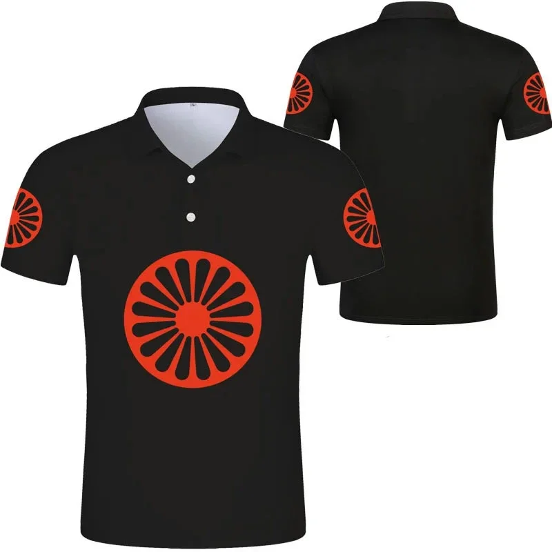 New Fashion Men's Polo Shirt 3D Gypsy Flag T-Shirt Top Summer Short Sleeve Polo Shirt Black Pattern Tee Casual Male Clothes
New Fashion Men's Polo Shirt 3D Gypsy Flag T-Shirt Top Summer Short Sleeve Polo Shirt Black Pattern Tee Casual Male Clothes