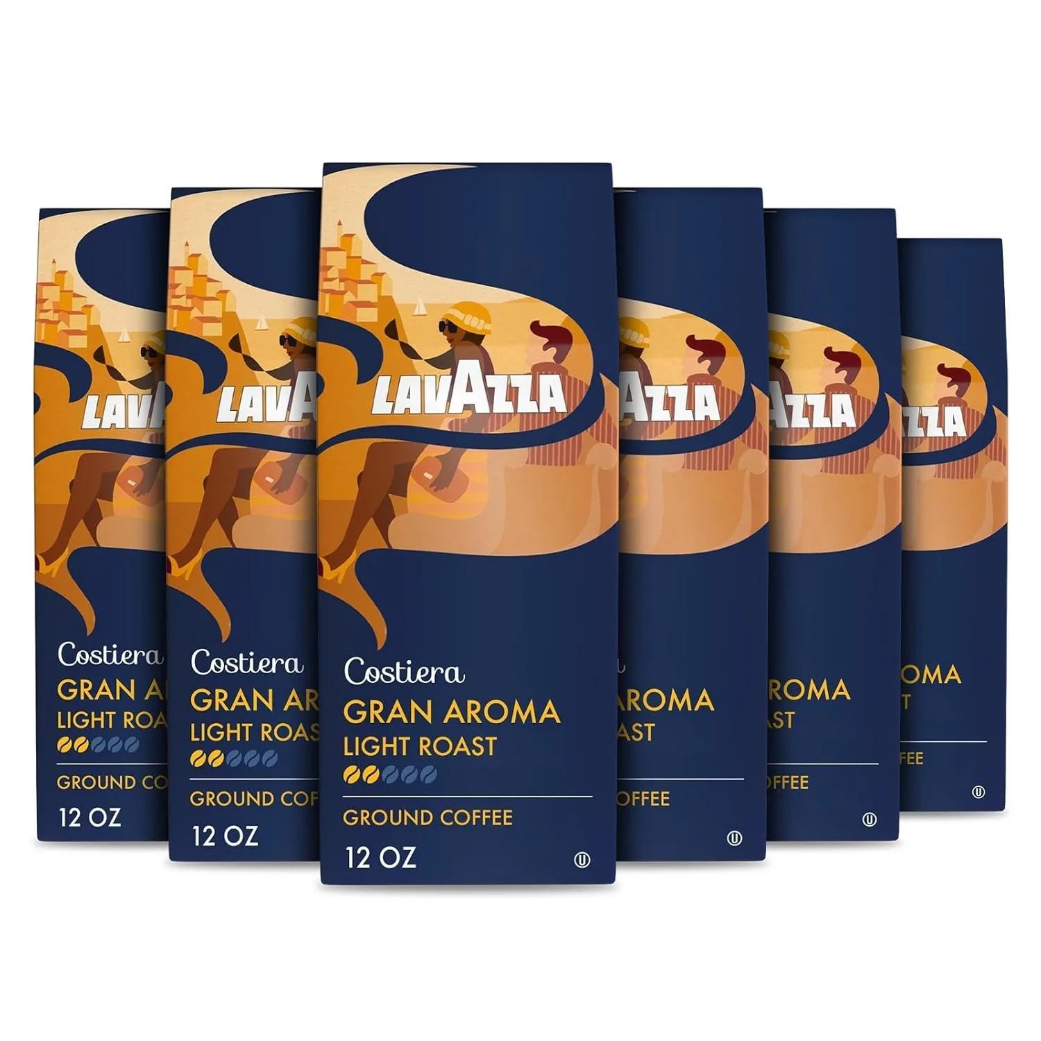 Ground Coffee 6 Bags of 12oz, Light Roast Smooth Aromatic Taste, 100% Arabica for Drip Brewers
Ground Coffee 6 Bags of 12oz, Light Roast Smooth Aromatic Taste, 100% Arabica for Drip Brewers