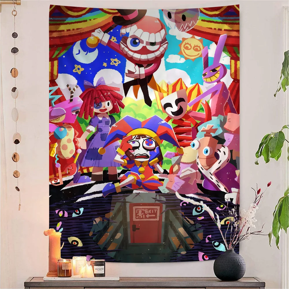 Cartoon The Amazing Digital C-Circus Anime Tapestry Art Science Fiction Room Home Decor Wall Art Decor
Cartoon The Amazing Digital C-Circus Anime Tapestry Art Science Fiction Room Home Decor Wall Art Decor