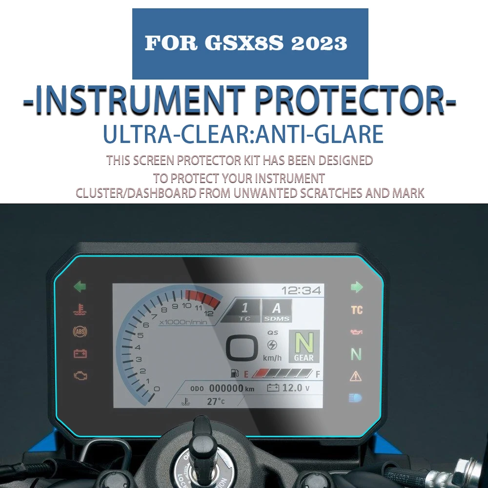Fit For Suzuki GSX-8S GSX 8S GSX8S 2023 Motorcycle Scratch Cluster Screen Dashboard Protection Instrument Film
Fit For Suzuki GSX-8S GSX 8S GSX8S 2023 Motorcycle Scratch Cluster Screen Dashboard Protection Instrument Film
