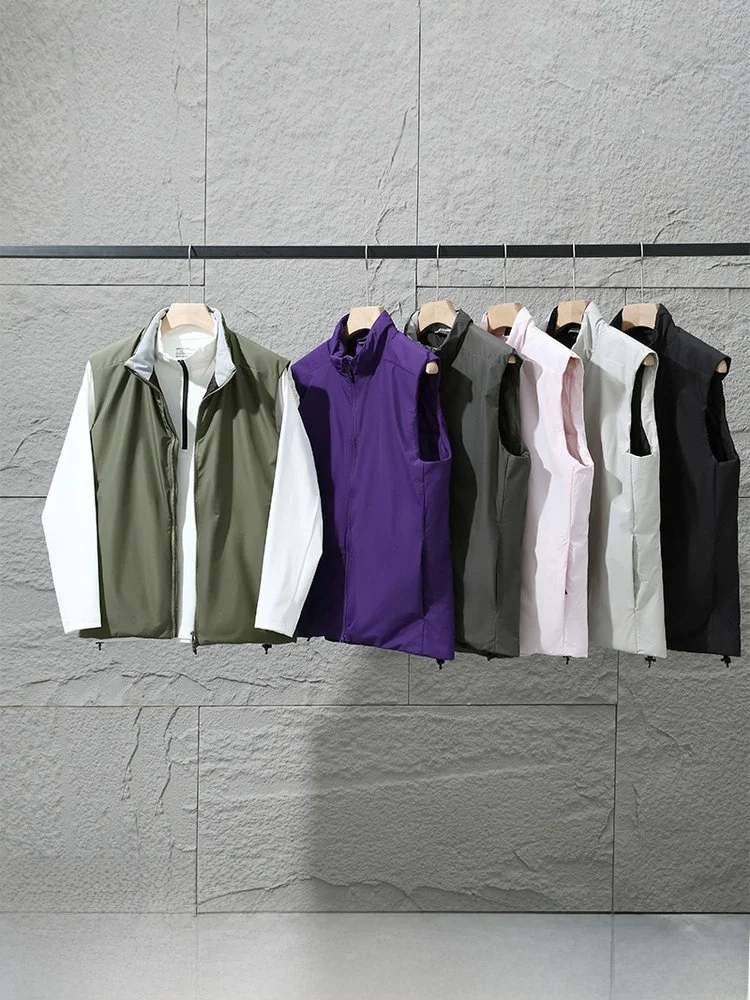 Water-Resistant High-End Autumn Winter Cotton Vest Tee Proof Tech Cotton Windproof Warm Versatile Men's Faion Stand Fit
Water-Resistant High-End Autumn Winter Cotton Vest Tee Proof Tech Cotton Windproof Warm Versatile Men's Faion Stand Fit