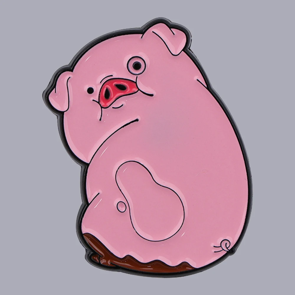 Lovely Pig Cartoon Enamel Lapel Pin Badge Pins Hats Clothes Backpacks Decoration Jewelry Accessories Gift
Lovely Pig Cartoon Enamel Lapel Pin Badge Pins Hats Clothes Backpacks Decoration Jewelry Accessories Gift