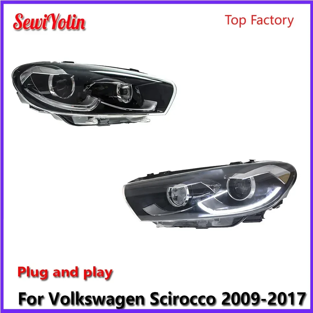 Car LED Headlight Light Assemblies For Volkswagen Scirocco 2009-2017 Auto Fog DRL Brake Turn Signal Lamp Plug And Play
Car LED Headlight Light Assemblies For Volkswagen Scirocco 2009-2017 Auto Fog DRL Brake Turn Signal Lamp Plug And Play