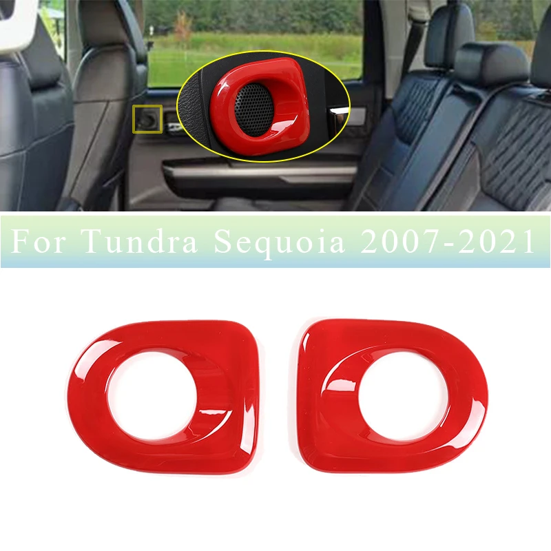 FOR Toyota Tundra Sequoia 2007-2021 ABS Back door Audio speaker cover Car Styling Accessories
FOR Toyota Tundra Sequoia 2007-2021 ABS Back door Audio speaker cover Car Styling Accessories