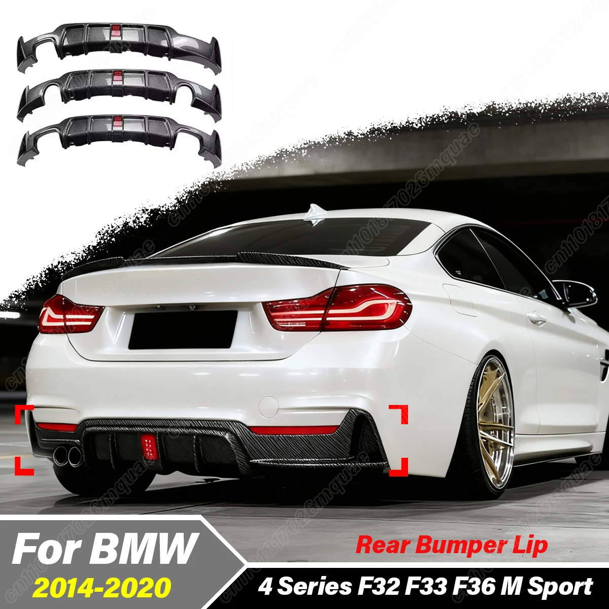For BMW F32 F33 F36 M Sport 420i 428i 435i 440i 2014 2015 2016 2017 2018 2019 2020 Car Rear Bumper Spoiler Lip Diffuser Body Kit
For BMW F32 F33 F36 M Sport 420i 428i 435i 440i 2014 2015 2016 2017 2018 2019 2020 Car Rear Bumper Spoiler Lip Diffuser Body Kit