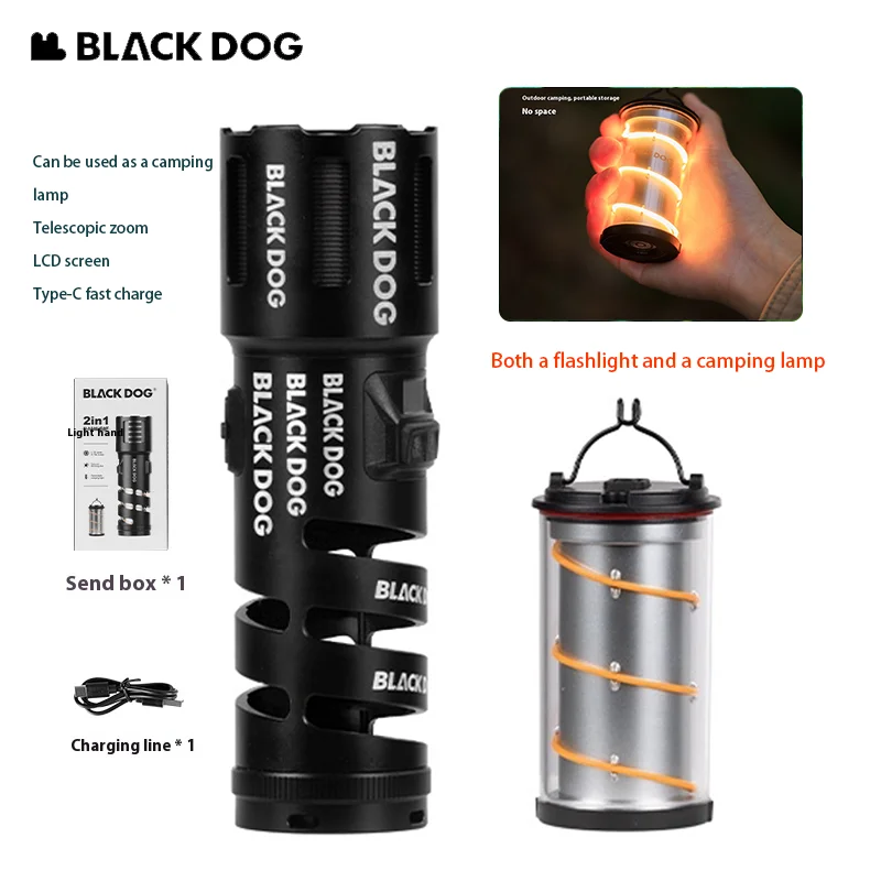 Naturehike BLACKDOG Portable Hangable Camping Light Splashproof Light Night Light Outdoor Travel Hiking Fast Charging Flashlight
Naturehike BLACKDOG Portable Hangable Camping Light Splashproof Light Night Light Outdoor Travel Hiking Fast Charging Flashlight