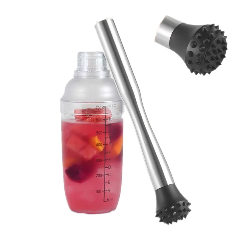 25cm Bar Cocktail Muddler Mojito Sharp Wolf Teeth Stainless Steel Bar Mixer Barware Mojito Drink Bar Tool Barware
25cm Bar Cocktail Muddler Mojito Sharp Wolf Teeth Stainless Steel Bar Mixer Barware Mojito Drink Bar Tool Barware