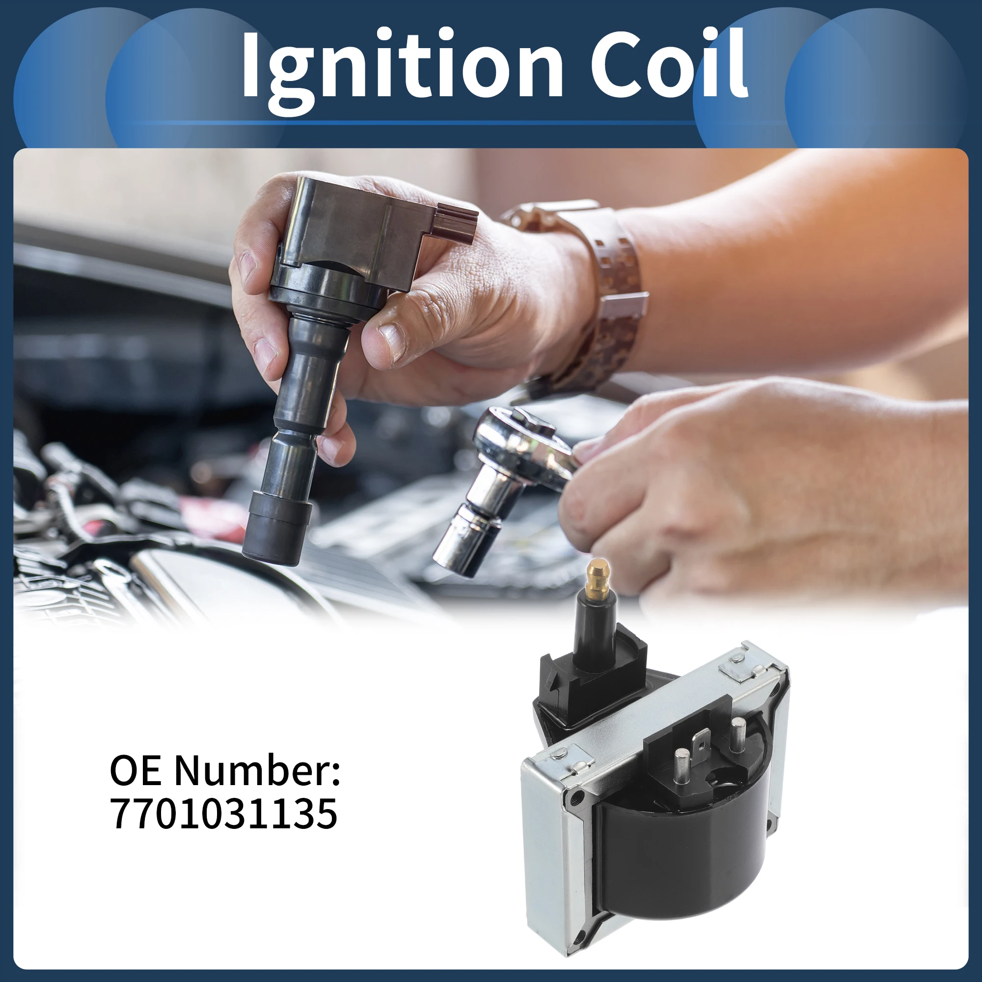 UXCELL Ignition Coil Ignition Coil Pack No.7701031135 for Volvo 940 1993-1995
UXCELL Ignition Coil Ignition Coil Pack No.7701031135 for Volvo 940 1993-1995