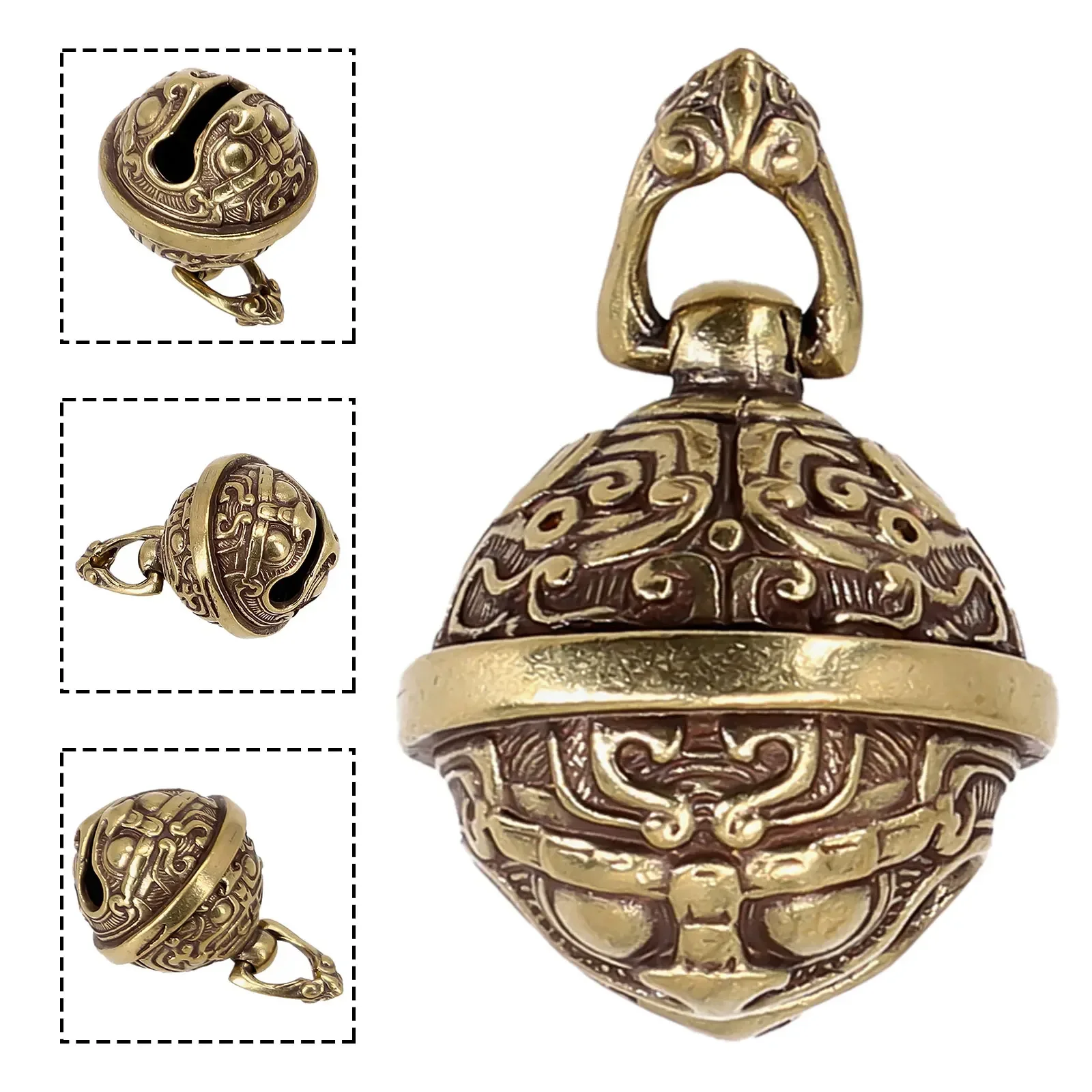 1PC Lucky Brass Handicraft Die Casting Wind Bell Key Car Button Unique Design Decorative Piece for Home or Car
1PC Lucky Brass Handicraft Die Casting Wind Bell Key Car Button Unique Design Decorative Piece for Home or Car