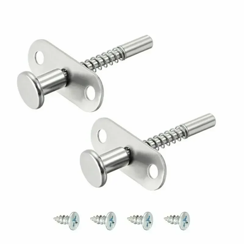 2pcs Plunger Latches Spring-Loaded Stainless Steel 6mm Head 60mm Total Length Door Lift Adjustment Rod Latch Door Hardware
2pcs Plunger Latches Spring-Loaded Stainless Steel 6mm Head 60mm Total Length Door Lift Adjustment Rod Latch Door Hardware