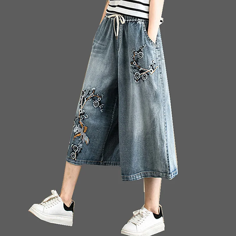 Summer Loose High Waist Thin Denim Pants Women's Wide Leg Seven-Foot Bf Sle Casual Pants Mid-Length New 2024
Summer Loose High Waist Thin Denim Pants Women's Wide Leg Seven-Foot Bf Sle Casual Pants Mid-Length New 2024