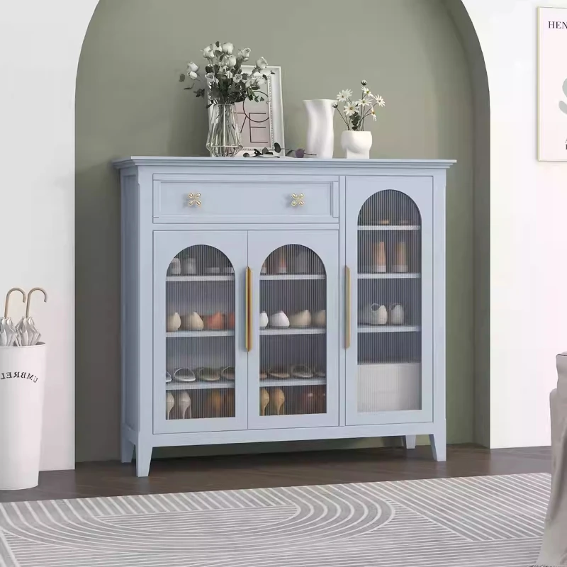 Simple blue dust-proof shoe cabinet household door entrance cabinet living room side cabinet
Simple blue dust-proof shoe cabinet household door entrance cabinet living room side cabinet
