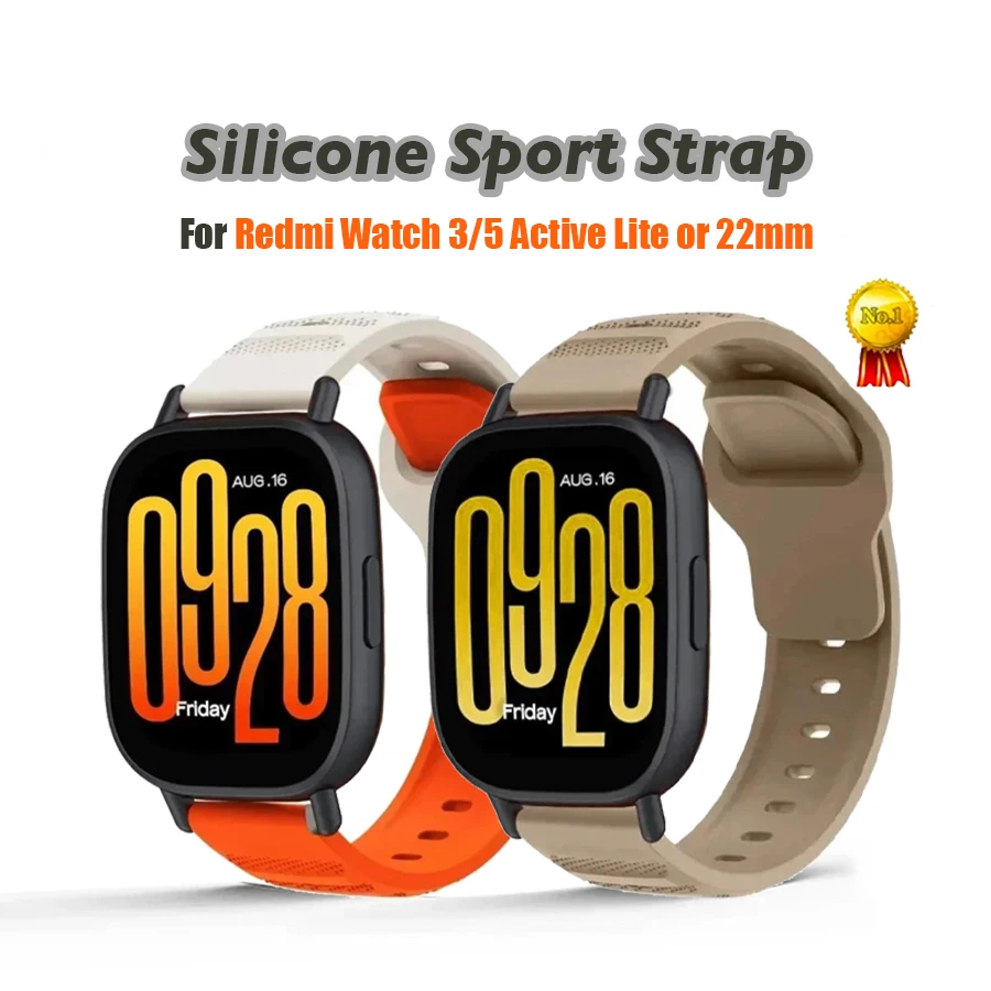 Silicone Strap for Redmi Watch 5 Active 5 Lite SmartWatch Sport Soft Band for Redmi Watch 3 Active 3 Lite Replacement Bracelet
Silicone Strap for Redmi Watch 5 Active 5 Lite SmartWatch Sport Soft Band for Redmi Watch 3 Active 3 Lite Replacement Bracelet