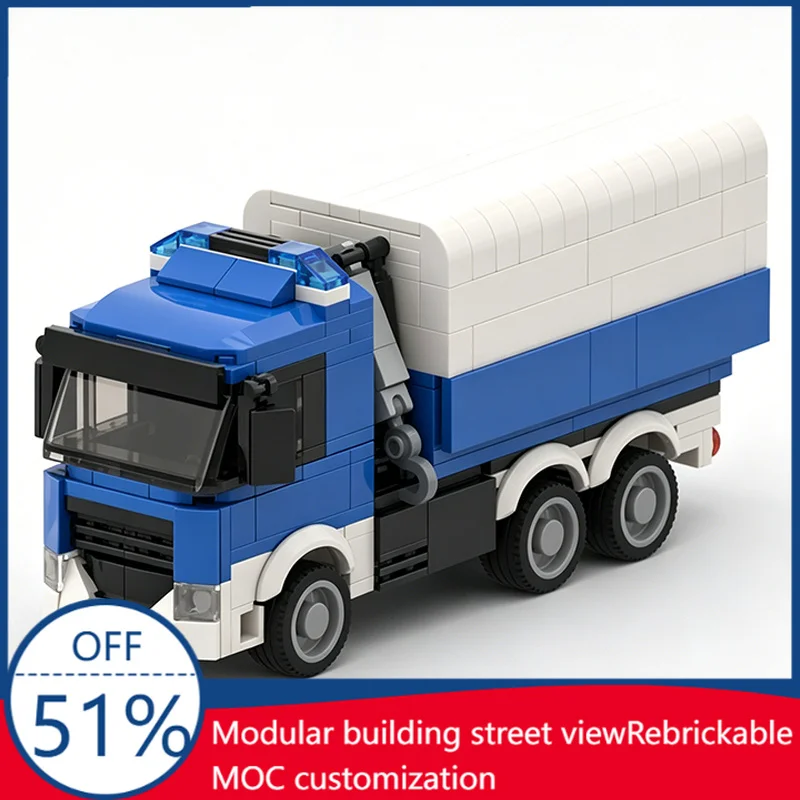 393PCS Mercedes Arocs Utility Truck MOC Vehicle Model Custom Building Blocks Assembly Educational Toy Christmas Gifts For Kids
393PCS Mercedes Arocs Utility Truck MOC Vehicle Model Custom Building Blocks Assembly Educational Toy Christmas Gifts For Kids