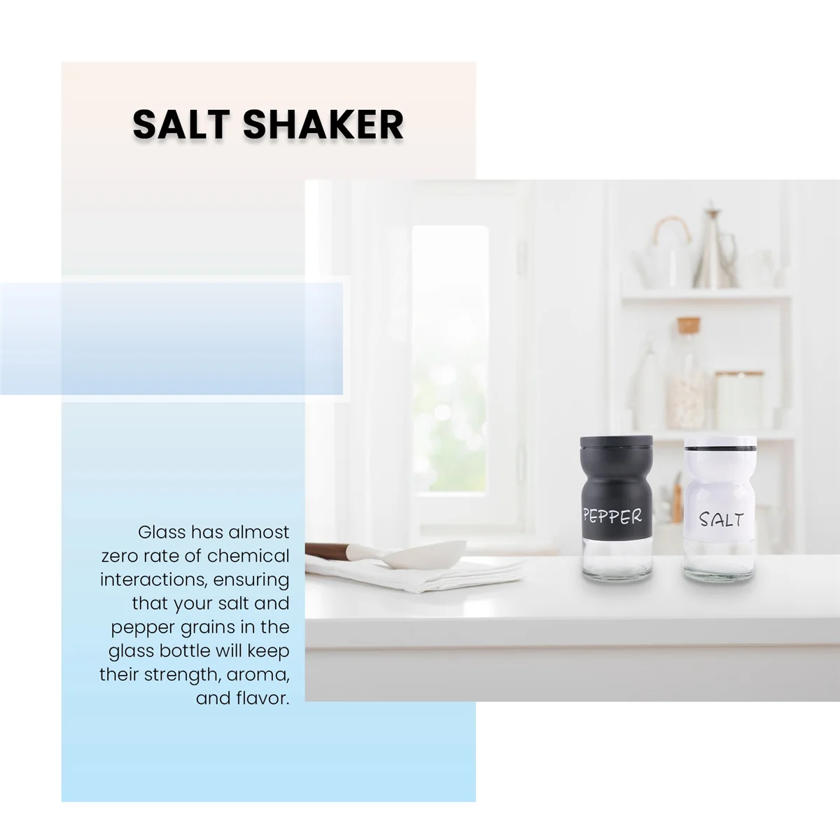 ABLK Farmhouse Salt and Pepper Shakers Set with Adjustable Lids, Modern Home Country Kitchen Decor, Cute Shaker Set
ABLK Farmhouse Salt and Pepper Shakers Set with Adjustable Lids, Modern Home Country Kitchen Decor, Cute Shaker Set
