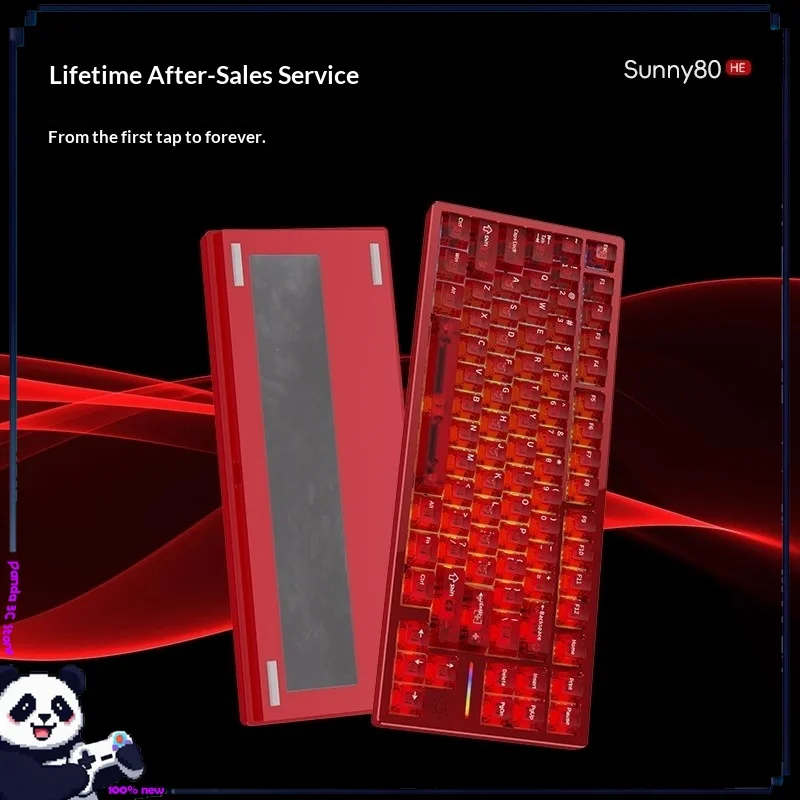 Latenpow Sunny75/80HE Magnetic Switch Customization Gaming Esports Mechanical Keyboard Aluminum Gasket PBT keycap Valorant CSGO
Latenpow Sunny75/80HE Magnetic Switch Customization Gaming Esports Mechanical Keyboard Aluminum Gasket PBT keycap Valorant CSGO