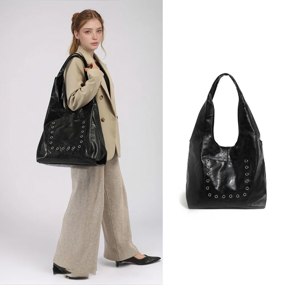 2025 Spring New Product Fashionable Large Capacity One-shoulder Armpit Stray Wind Tote Bag Vintage Bags Fashion Party Ladies Y2k
2025 Spring New Product Fashionable Large Capacity One-shoulder Armpit Stray Wind Tote Bag Vintage Bags Fashion Party Ladies Y2k