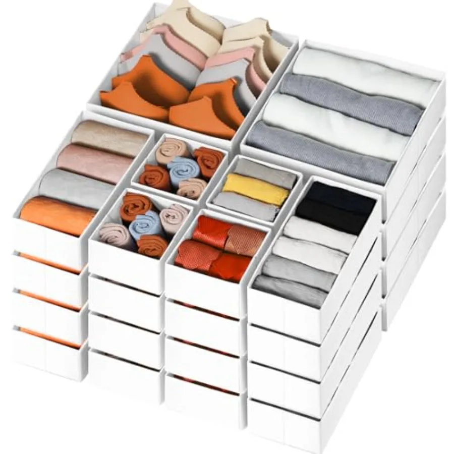 Drawer Organizer Clothes Dresser Organizer Bins for Nursery Bedroom Closet Organization and Storage Dividers for Clothing Baby
Drawer Organizer Clothes Dresser Organizer Bins for Nursery Bedroom Closet Organization and Storage Dividers for Clothing Baby