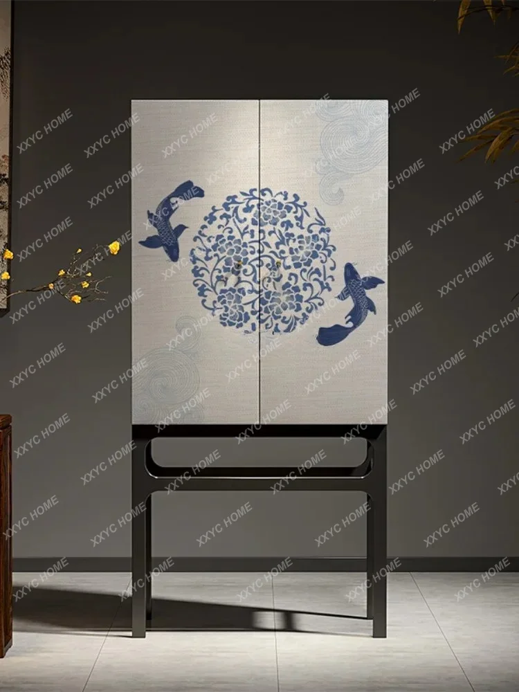 Chinese Style Solid Wood Porch Modern Light Luxury Storage High Chest of Drawers Custom Cabinet
Chinese Style Solid Wood Porch Modern Light Luxury Storage High Chest of Drawers Custom Cabinet