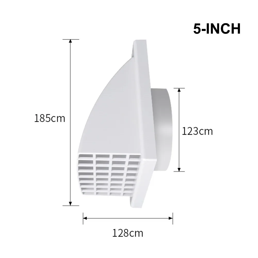 ABS Material Exterior Wall Ventilation Grille Rainproof Design With Valve Exhaust Vent Cover Wall Air Vent Outlet Cover
ABS Material Exterior Wall Ventilation Grille Rainproof Design With Valve Exhaust Vent Cover Wall Air Vent Outlet Cover