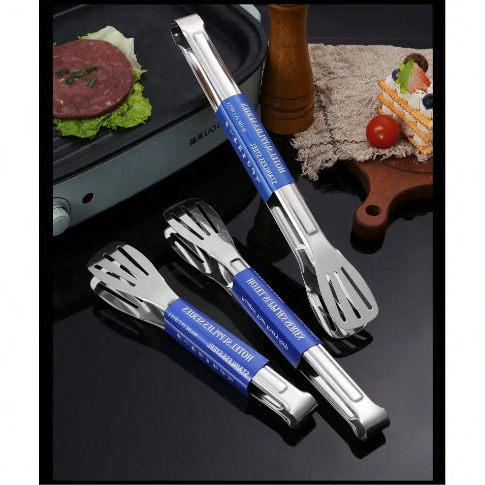 Elegant 3 Line Hollow Polished Stainless Steel Serving Tongs Heavy Duty Food Clip For Buffet Salad Bakery Party Hosting Kitchen Daily Use
Elegant 3 Line Hollow Polished Stainless Steel Serving Tongs Heavy Duty Food Clip For Buffet Salad Bakery Party Hosting Kitchen Daily Use