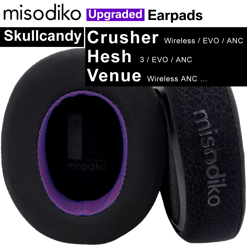 misodiko Upgraded Ear Pads Cushions Replacement for Skullcandy Venue, Hesh 3, Crusher Wireless / EVO / ANC Headphones
misodiko Upgraded Ear Pads Cushions Replacement for Skullcandy Venue, Hesh 3, Crusher Wireless / EVO / ANC Headphones