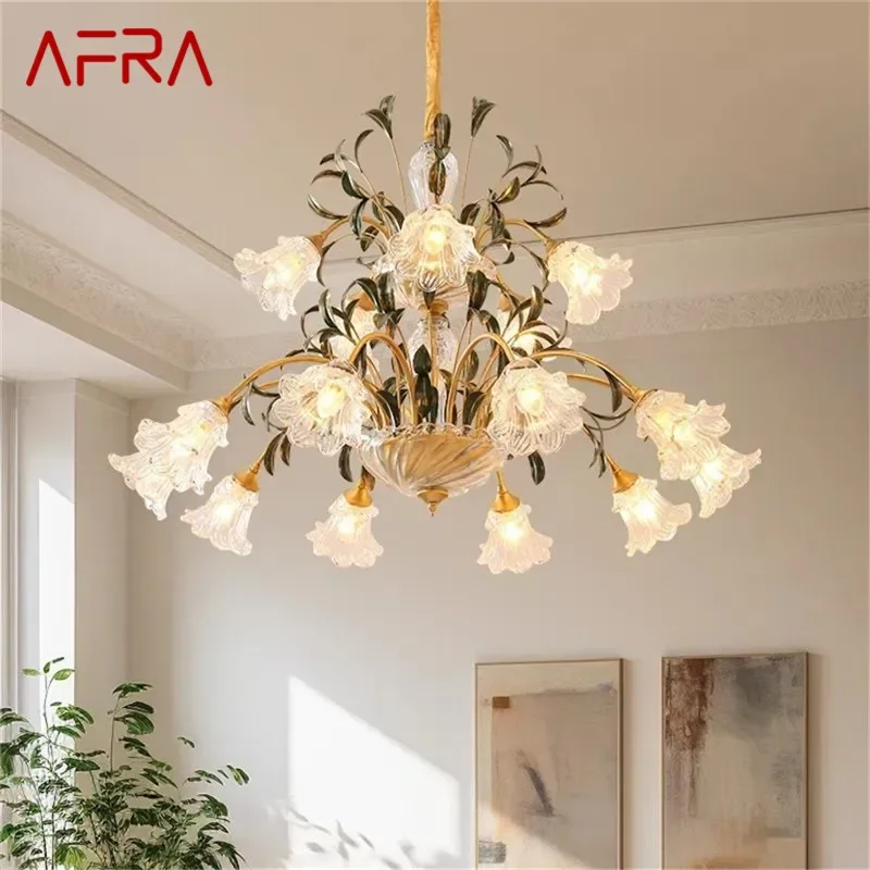 AFRA American Pastoral Chandelier French Creativity Flower Living Room Dining Room Bedroom Villa Home Decoration Pendant Lamp
AFRA American Pastoral Chandelier French Creativity Flower Living Room Dining Room Bedroom Villa Home Decoration Pendant Lamp