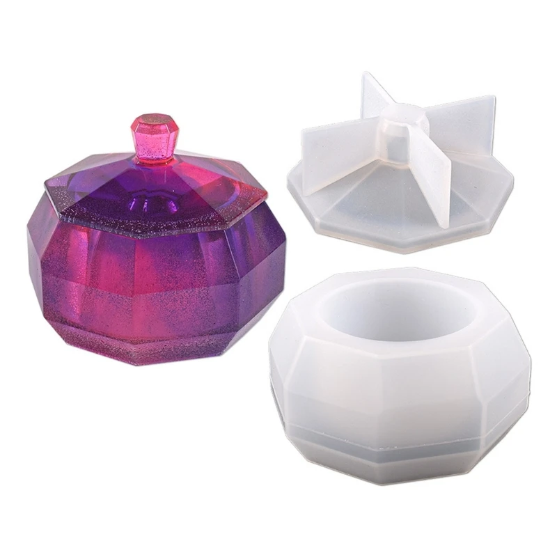 2xEight-Sided Silicone Storage Case Mold Candy Container Epoxy Mold Jewelry Resin Mold DIY Craft
2xEight-Sided Silicone Storage Case Mold Candy Container Epoxy Mold Jewelry Resin Mold DIY Craft