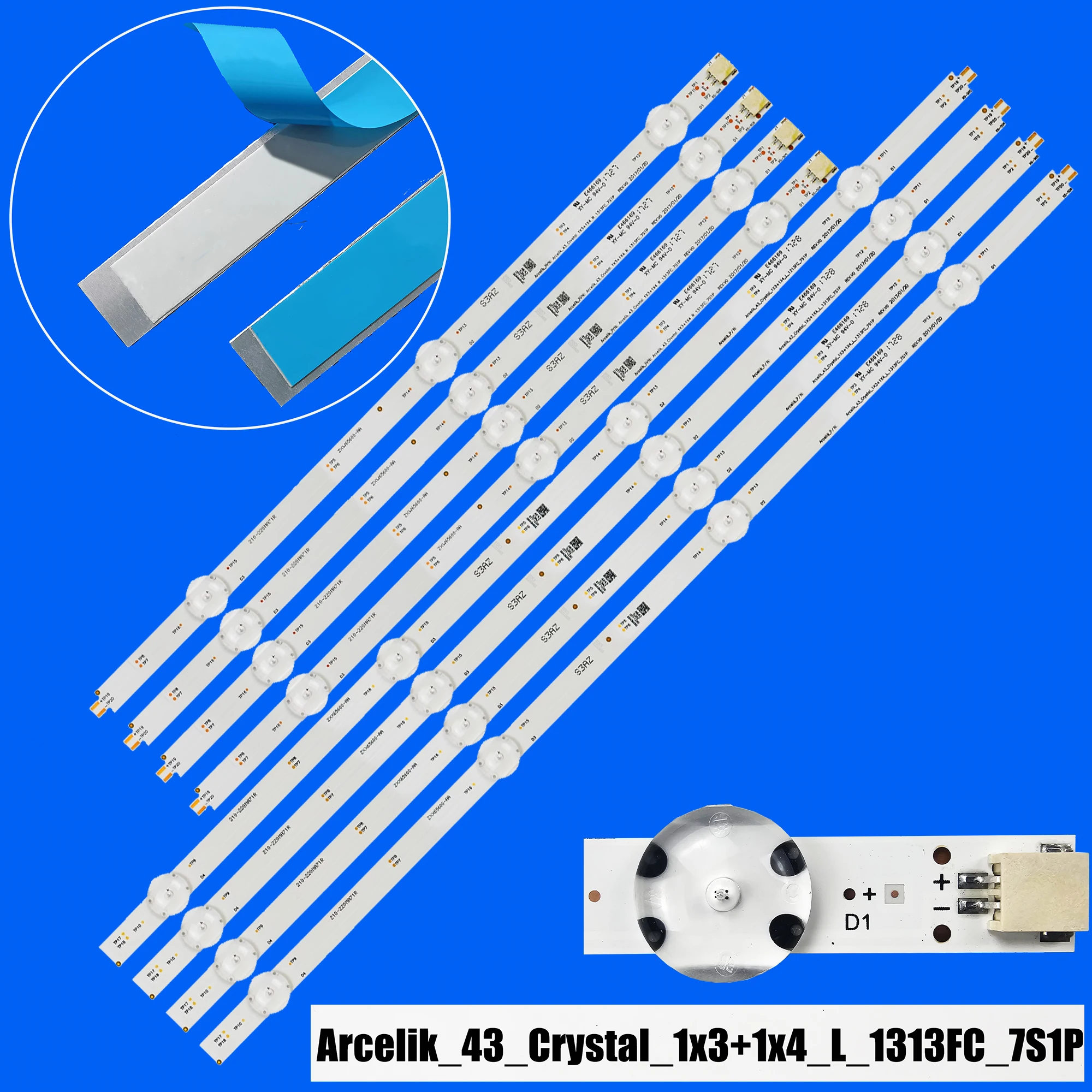 LED backlight Strips For 43VLX7710BP 43VLX7730SP 43VLX573043 43GFB7788 43GUT9867 43VLX6000BP A43L 8752 5S A43L 8740 5B
LED backlight Strips For 43VLX7710BP 43VLX7730SP 43VLX573043 43GFB7788 43GUT9867 43VLX6000BP A43L 8752 5S A43L 8740 5B