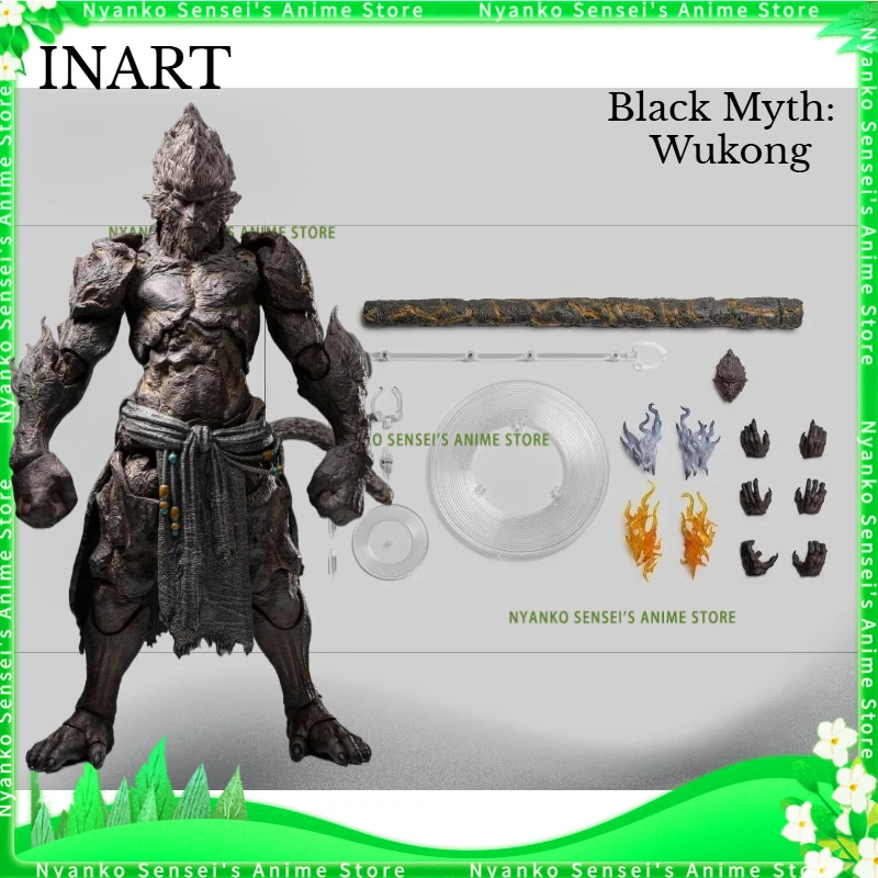 In Stock INART Black Myth: Wukong The Destined One / Stone Monkey 1/12 Action Figure Anime Model Trendy Toys Desktop Collectible
In Stock INART Black Myth: Wukong The Destined One / Stone Monkey 1/12 Action Figure Anime Model Trendy Toys Desktop Collectible