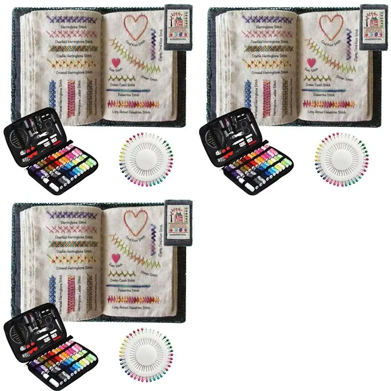 2025 Hot Style 3X DIY Stitch-Book, Stitch-Book Embroidery, With 24 Bundle Embroidery Floss Set, 86 Sewing Patterns
2025 Hot Style 3X DIY Stitch-Book, Stitch-Book Embroidery, With 24 Bundle Embroidery Floss Set, 86 Sewing Patterns