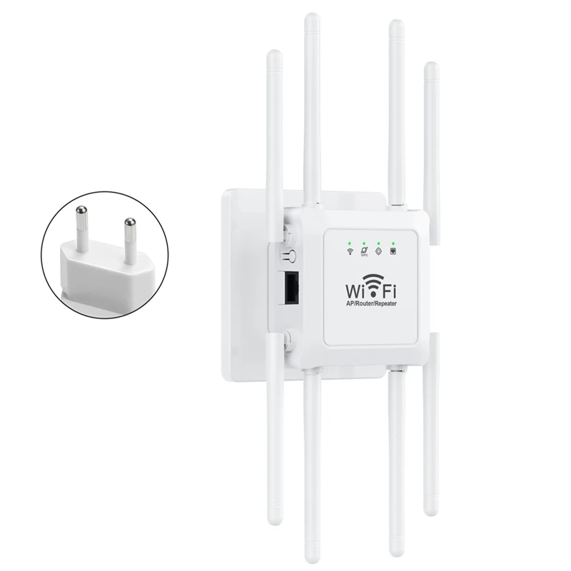 New 8-Antenna Wifi Wireless Repeater 300Mbps Signal Amplifier Booster Extender Extender Wireless Router Easy To Use EU-Plug
New 8-Antenna Wifi Wireless Repeater 300Mbps Signal Amplifier Booster Extender Extender Wireless Router Easy To Use EU-Plug