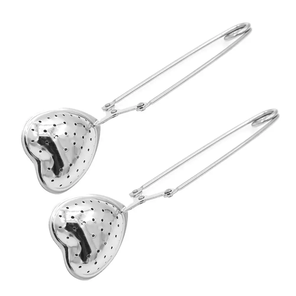 2 PCS Tea Ball Filter Accessories Strainers for Loose Leaf Infusers Heart with Handle
2 PCS Tea Ball Filter Accessories Strainers for Loose Leaf Infusers Heart with Handle