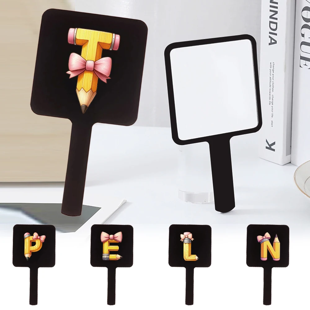 Square Waterproof Makeup Mirror Lightweight Beauty Tools Suitable for Women Pencil Initial Name 26 Letters Pattern
Square Waterproof Makeup Mirror Lightweight Beauty Tools Suitable for Women Pencil Initial Name 26 Letters Pattern