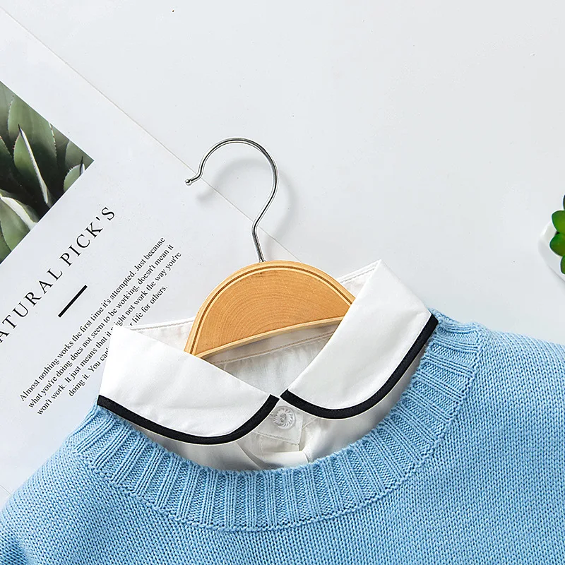 Women Cotton Blouses Shirt Fake Collar Vintage Detachable False Collar Blouse Tops Lapel Collar Tie Ladies Clothes Decor
Women Cotton Blouses Shirt Fake Collar Vintage Detachable False Collar Blouse Tops Lapel Collar Tie Ladies Clothes Decor