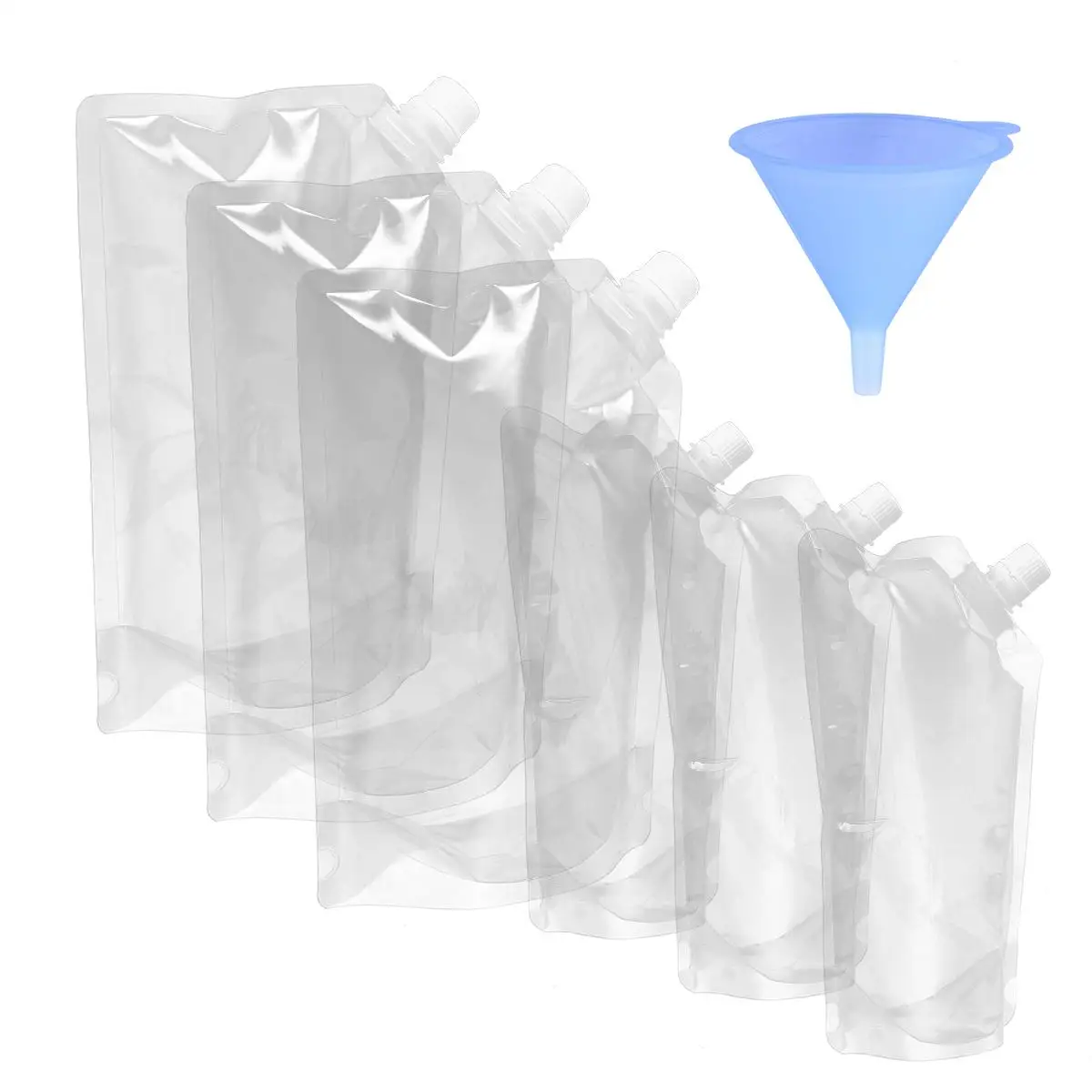 Spouted Pouch Drink Bags Stand up Liquid Soap Packaging Premium Film Food Grade Heavy Duty High Barrier Potable Design Easy
Spouted Pouch Drink Bags Stand up Liquid Soap Packaging Premium Film Food Grade Heavy Duty High Barrier Potable Design Easy