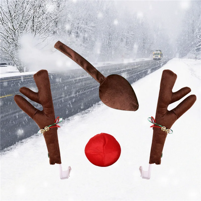 B07A-2X Reindeer Decoration Vehicle Nose Horn Costume Set Rudolph Christmas Reindeer Antlers Red Nose Ornaments Elk Antlers 
B07A-2X Reindeer Decoration Vehicle Nose Horn Costume Set Rudolph Christmas Reindeer Antlers Red Nose Ornaments Elk Antlers