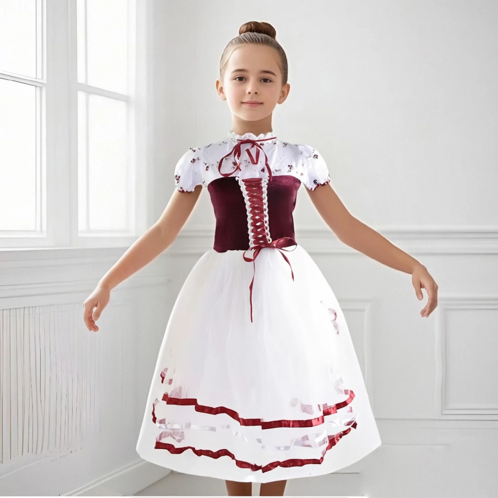 Pink Kids Ballroom Clothing Sequined Flower Tutus Ballet Dress For Girl Modern Dance Tutu Dress Girls Ballet Princess Dress
Pink Kids Ballroom Clothing Sequined Flower Tutus Ballet Dress For Girl Modern Dance Tutu Dress Girls Ballet Princess Dress