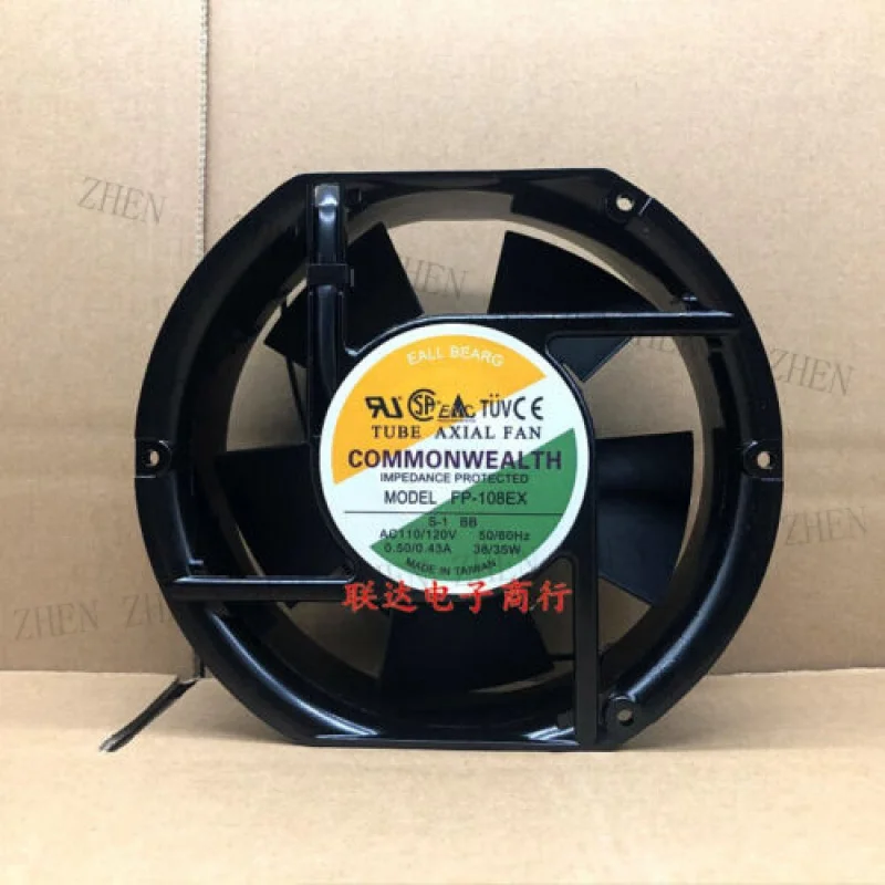 1 шт. Вентилятор охлаждения для шкафа FP-108EX-S-1BB 17251, 110/120 В переменного тока, 38 Вт
1 шт. Вентилятор охлаждения для шкафа FP-108EX-S-1BB 17251, 110/120 В переменного тока, 38 Вт