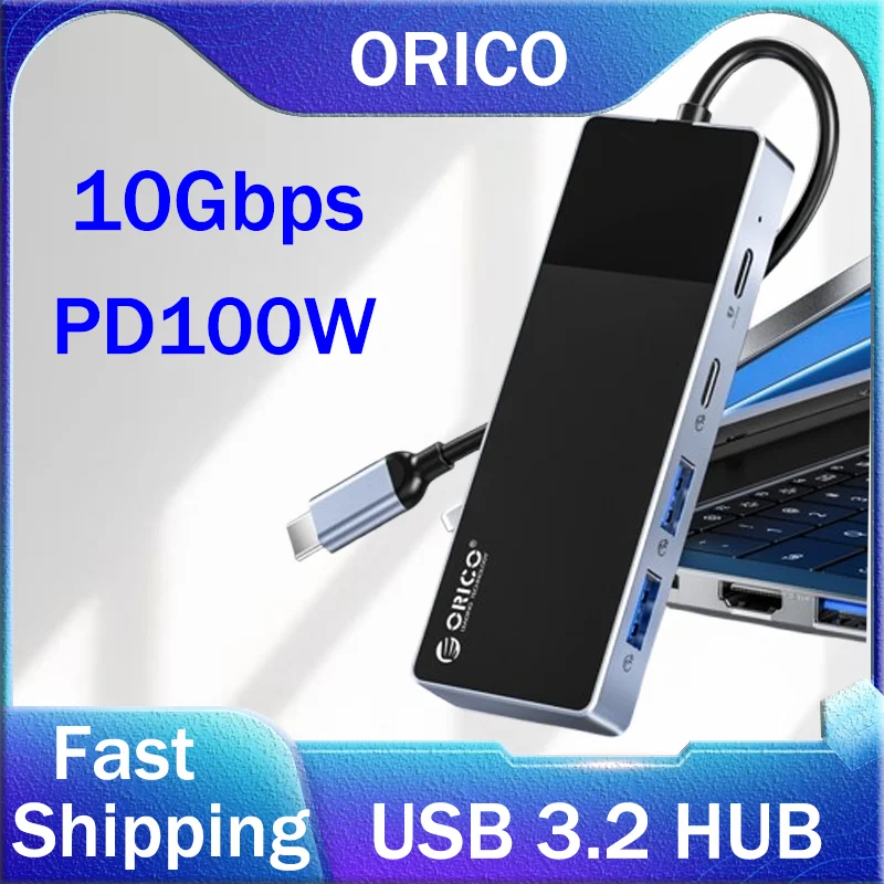 ORICO 10 Гбит/с Type C USB-концентратор, удлинитель, разветвитель, док-станция, многопортовый адаптер USB-концентратора, расширение PD100W, быстрая зарядка для ноутбука
ORICO 10 Гбит/с Type C USB-концентратор, удлинитель, разветвитель, док-станция, многопортовый адаптер USB-концентратора, расширение PD100W, быстрая зарядка для ноутбука