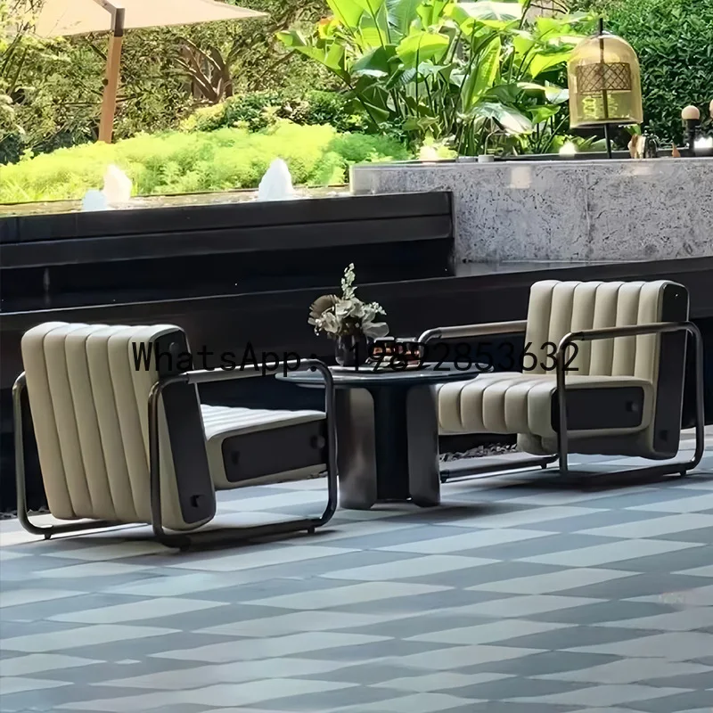 XL Outdoor Sofa Courtyard Yacht Leather Garden Terrace Open-air Villa Garden Chair Furniture
XL Outdoor Sofa Courtyard Yacht Leather Garden Terrace Open-air Villa Garden Chair Furniture