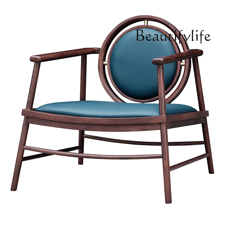 Modern new Chinese ebony master chair zen single leisure negotiation armchair leather sofa chair
Modern new Chinese ebony master chair zen single leisure negotiation armchair leather sofa chair