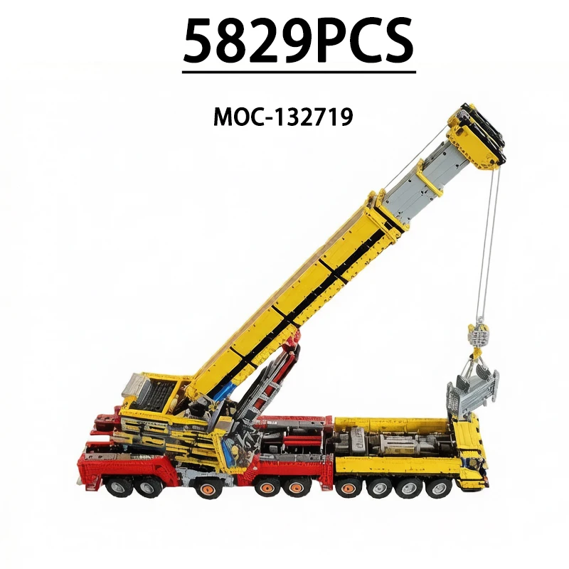 MOC-132719 LTM 11200 Crane Model, 5829 Pieces, Crane Tower Mechanism, Adult Birthday Gift, Christmas Building Block Toy
MOC-132719 LTM 11200 Crane Model, 5829 Pieces, Crane Tower Mechanism, Adult Birthday Gift, Christmas Building Block Toy