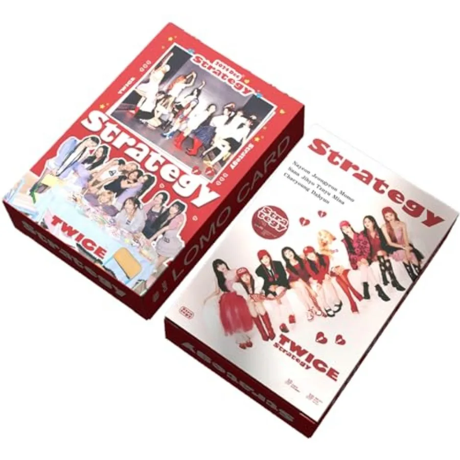 TWICE Photocards 55 PCS Photocards Strategy Album Photo Cards KPOP LOMO Card Set Gift Merch for Once Fans
TWICE Photocards 55 PCS Photocards Strategy Album Photo Cards KPOP LOMO Card Set Gift Merch for Once Fans