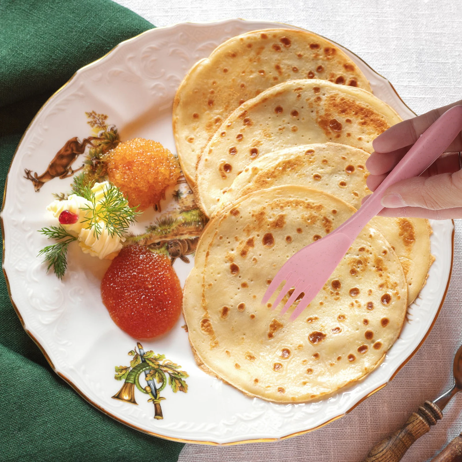 4 set Portable Tableware Set Travel Utensils Kit Reusable Silverware Lightweight For Picnic Beach Hiking Camping Outdoor Case
4 set Portable Tableware Set Travel Utensils Kit Reusable Silverware Lightweight For Picnic Beach Hiking Camping Outdoor Case