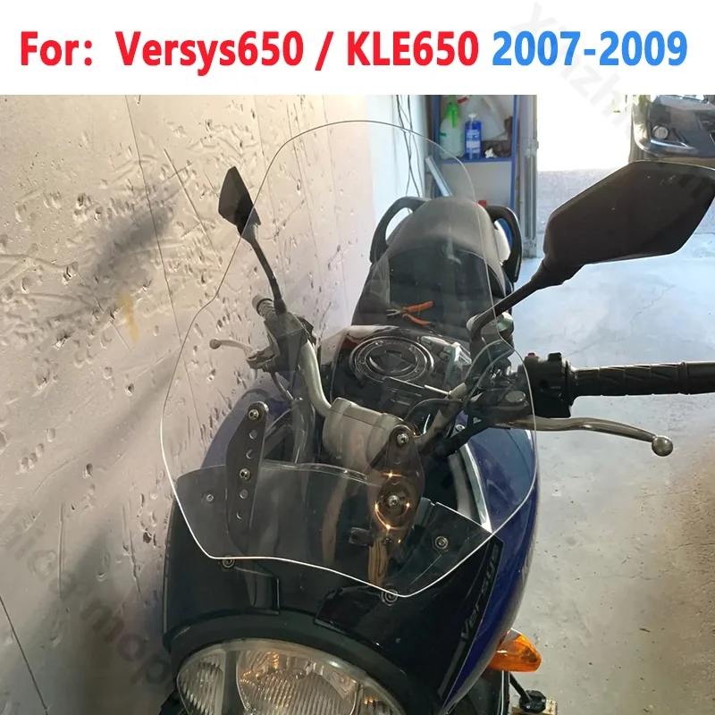 For Kawasaki Versys650 KLE650 Versys KLE 650 2007 2008 2009 High Motorcycle Visor Windshield Windscreen Wind Deflectors Gray
For Kawasaki Versys650 KLE650 Versys KLE 650 2007 2008 2009 High Motorcycle Visor Windshield Windscreen Wind Deflectors Gray
