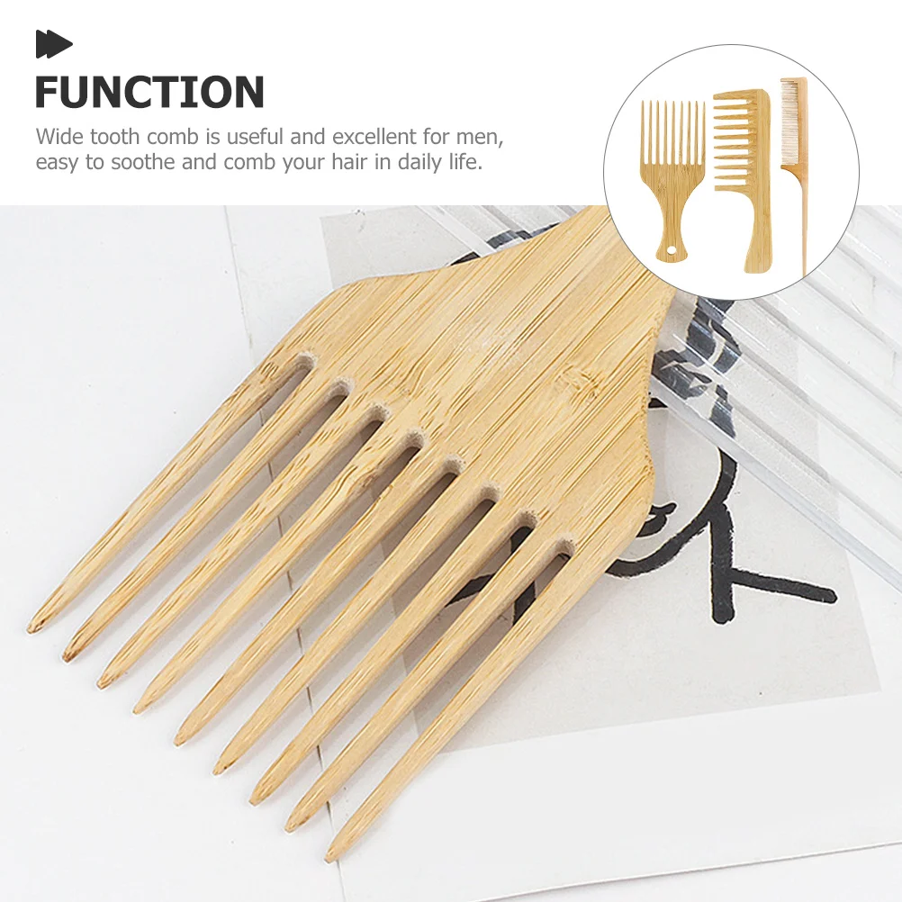 1Set Men's Styling Comb Set Bamboo Material Comfort Grip Hair Comb for Daily Grooming Salon Home Use Wide Tooth
1Set Men's Styling Comb Set Bamboo Material Comfort Grip Hair Comb for Daily Grooming Salon Home Use Wide Tooth