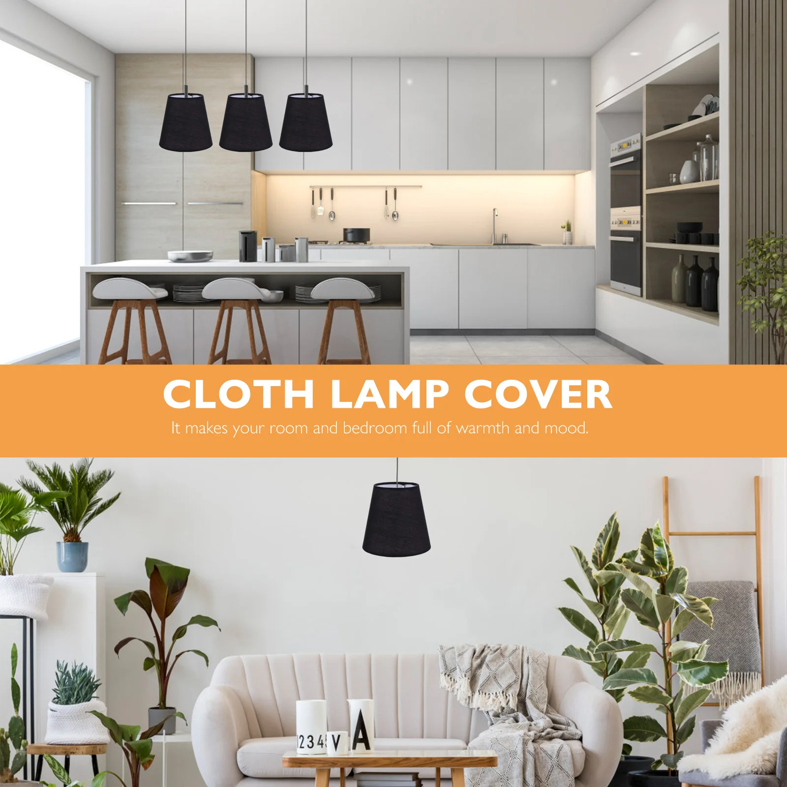 1pc Black Fabric Lampshade Cloth Cover Protective Dust Cover For Bedroom Living Room Warm Atmosphere Lighting Accessories
1pc Black Fabric Lampshade Cloth Cover Protective Dust Cover For Bedroom Living Room Warm Atmosphere Lighting Accessories